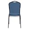 National Public Seating Stack Chair, Fabric, Natural Blue 9374-BT - alternate 8